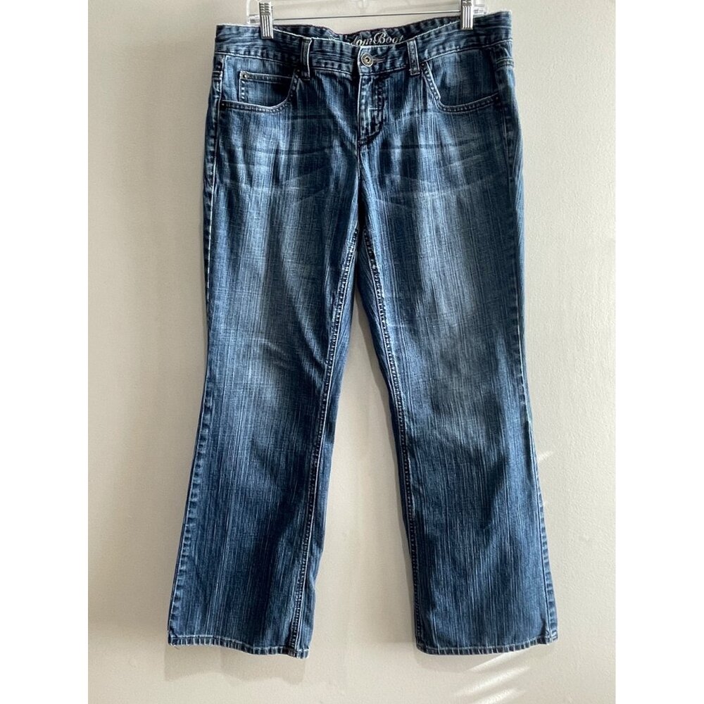 Tommy Hilfiger Freedom Boot Jeans Womens 14R Mid Rise Medium Wash